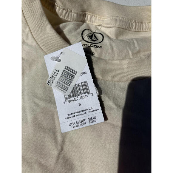 Rare Volcom Mens Surf Tshirt Tee 100% Cotton Size Small Wave Graphic Print 2016 - Picture 5 of 6